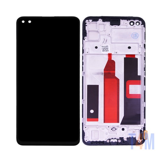 Touch+Display+Frame Oppo Reno4 Preto